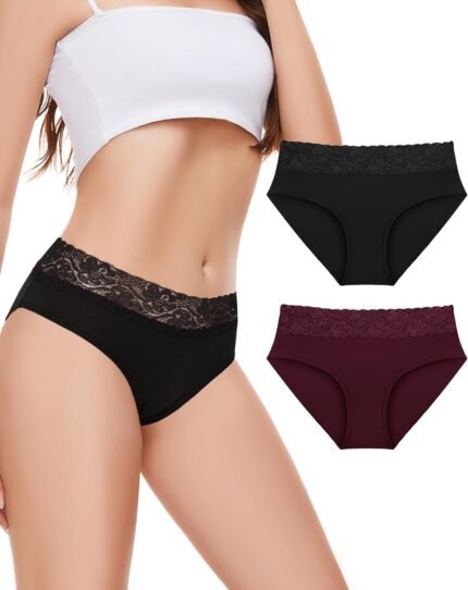 Sunm Boutique Cotton Underwear for Women Lace Panties Sexy Soft Womens Bikini Panties Breathable Women Briefs Sunm Boutique Cotton Underwear for Women Lace Panties Sexy Soft Womens Bikini Panties Breathable Women Briefs