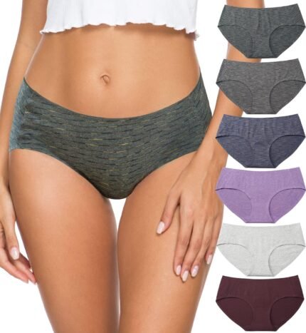 Altheanray Womens Underwear Cotton Underwear for Women Seamless Hipster Bikini Briefs Panties 6 Pack Altheanray Womens Underwear Cotton Underwear for Women Seamless Hipster Bikini Briefs Panties 6 Pack