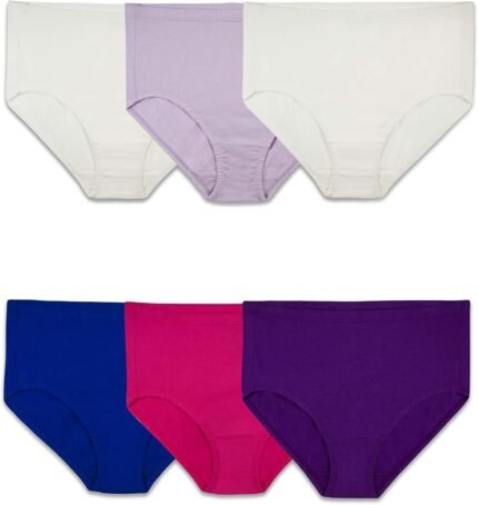 Fruit of the Loom Women’s Plus Size Underwear, Fit for Me, Designed to Fit Your Curves