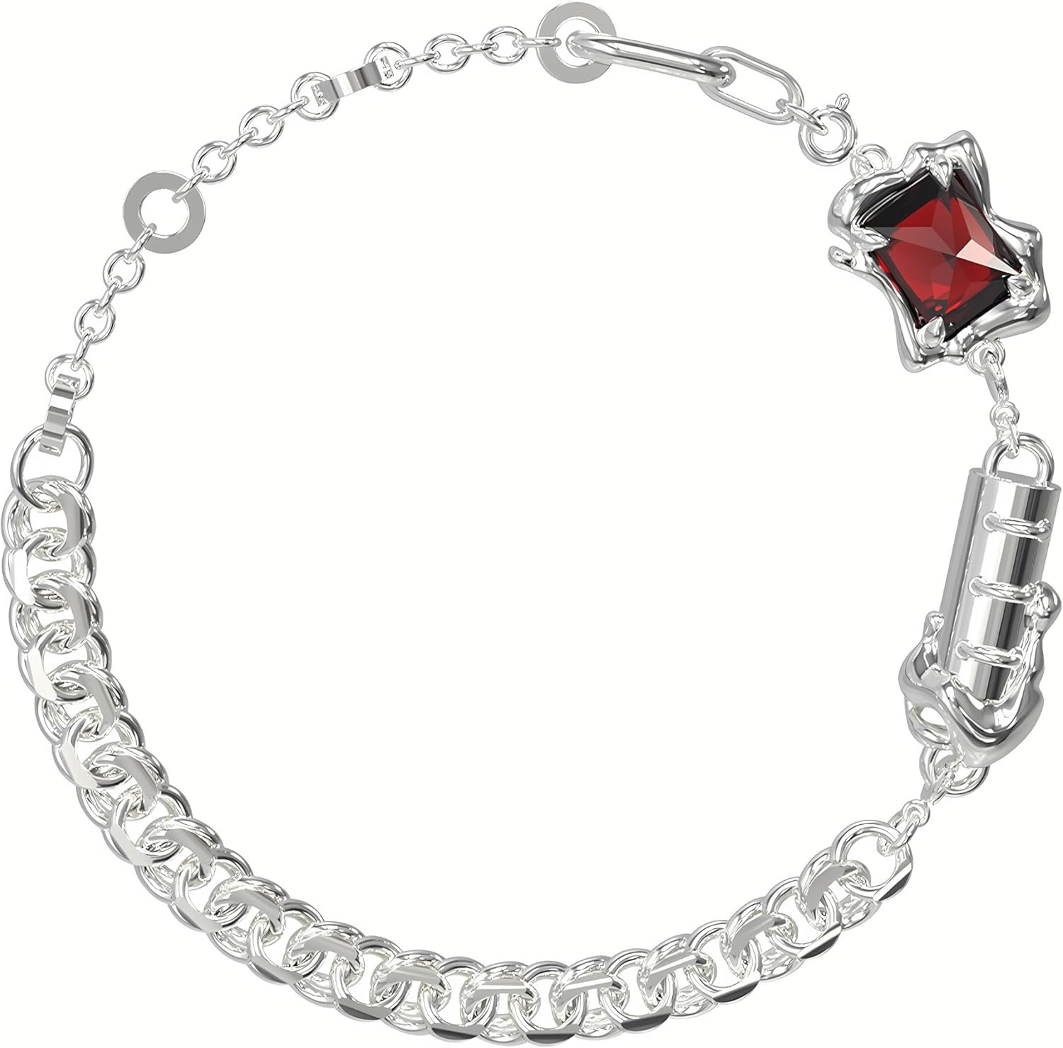 KVK Gem Stone Bracelet Birthstone Bracelets Link Bracelet Adjustable Charm Jewelry for Men/Women KVK Gem Stone Bracelet Birthstone Bracelets Link Bracelet Adjustable Charm Jewelry for Men/Women