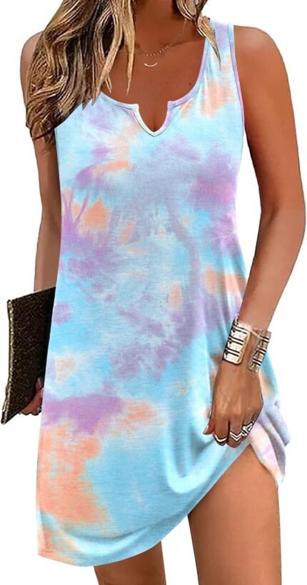 Ekouaer Women’s Tank Nightgown V Neck Sleepshirts Soft Sleeveless Chemise Nightdress S-XXL Ekouaer Women’s Tank Nightgown V Neck Sleepshirts Soft Sleeveless Chemise Nightdress S-XXL