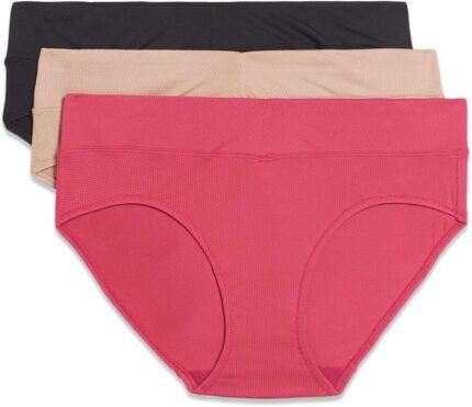 Warner’s Women’s Blissful Benefits Dig-free Comfort Waist Moisture-wicking Microfiber Brief Ru4963w Warner’s Women’s Blissful Benefits Dig-free Comfort Waist Moisture-wicking Microfiber Brief Ru4963w