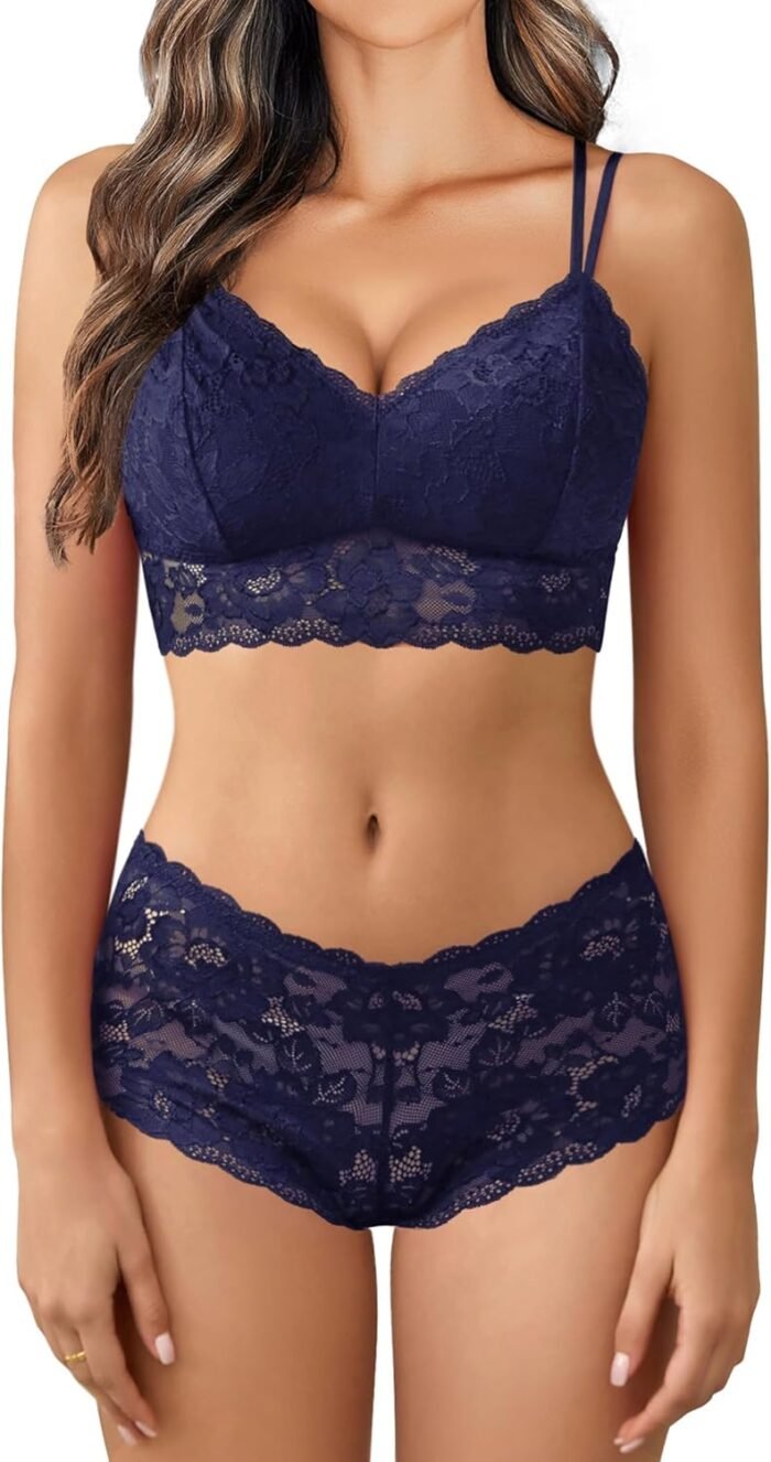 Avidlove Sexy Lingerie Set for Women Lace Bra and Panty Set 2 Piece Lingerie Set Exotic Lingerie Sets