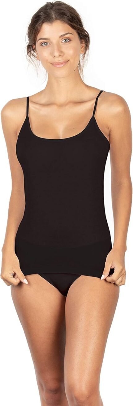 EGI ® Luxury Wool Silk Camisole Spaghetti Straps Top. Proudly Made in Italy.