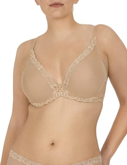 Natori Feathers Contour Plunge Bra