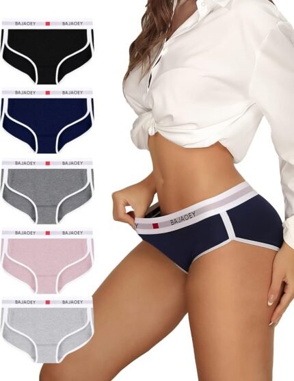 Women’s Cotton Underwear Womens Cheeky Panties for Women Comfy Bikini Women’s Cotton Underwear Womens Cheeky Panties for Women Comfy Bikini