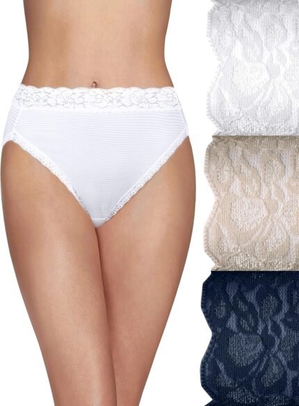 Vanity Fair Women’s Flattering Lace Panties: Lightweight & Silky with Superior Stretch Vanity Fair Women’s Flattering Lace Panties: Lightweight & Silky with Superior Stretch