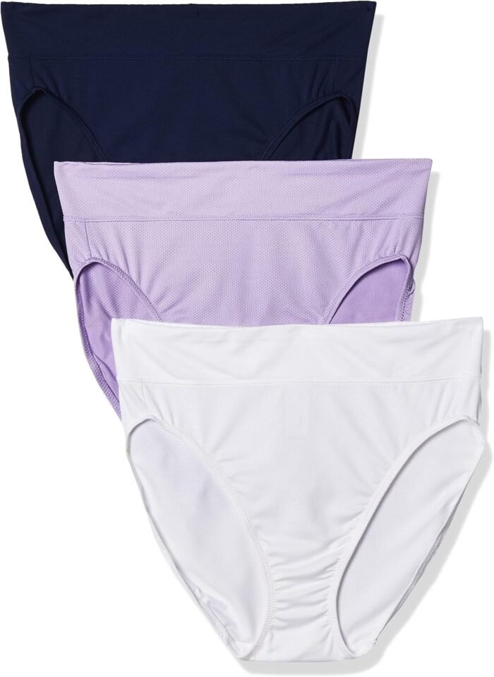 Warner’s Women’s Allover Breathable Hi-Cut Panty
