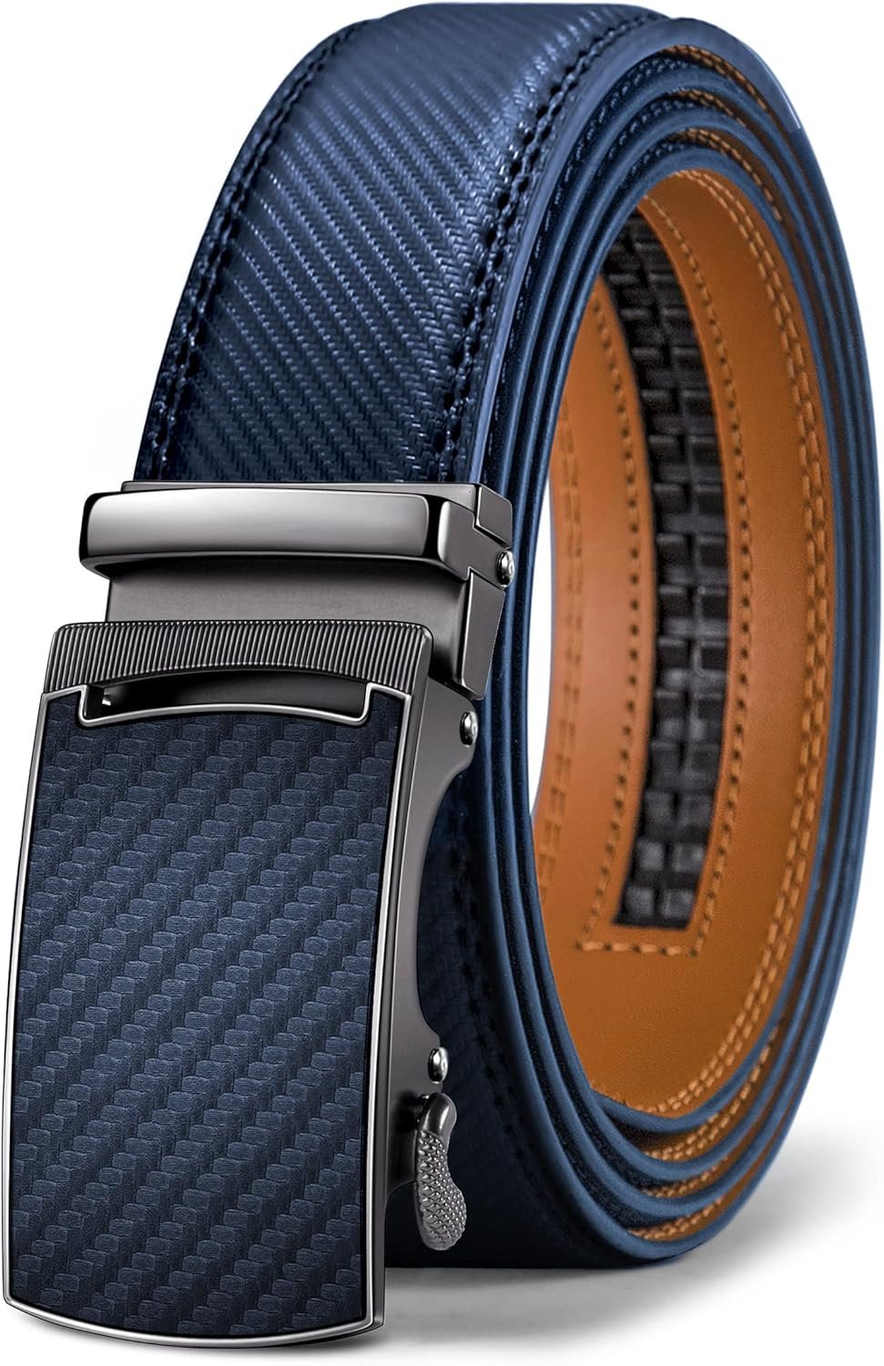 KEMISANT Belt Men, Sliding Ratchet Belt Genuine Leather For Gift Mens Dress Pants Oxfords,Size Adjustable KEMISANT Belt Men, Sliding Ratchet Belt Genuine Leather For Gift Mens Dress Pants Oxfords,Size Adjustable