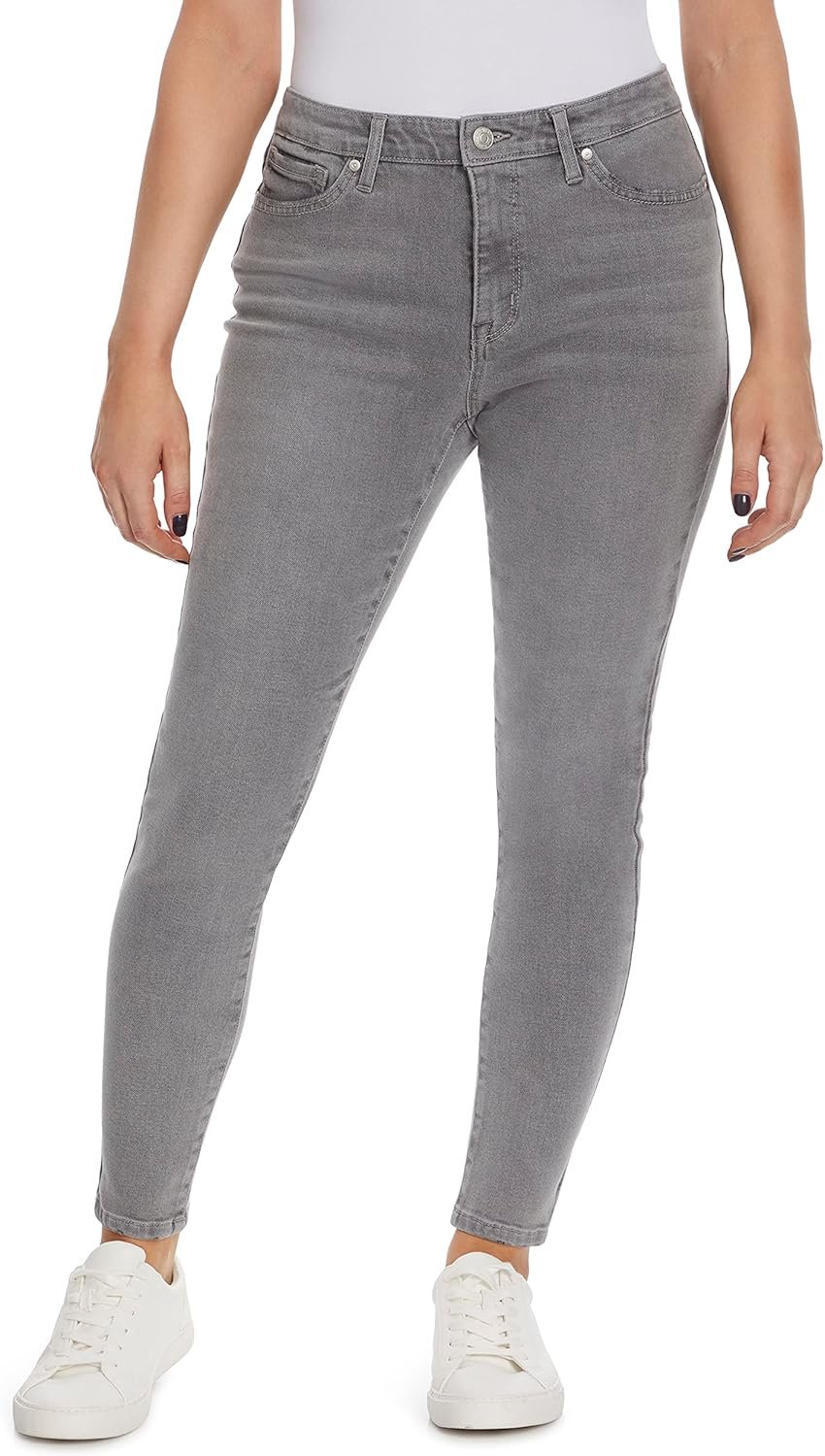 Nine West Women’s Curvy High Rise Skinny Jean Nine West Women’s Curvy High Rise Skinny Jean