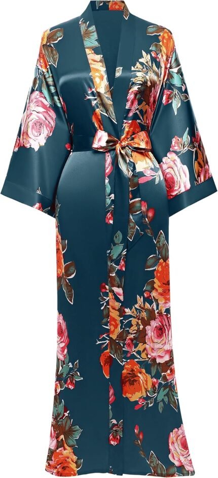 🔹 elegant silk robe