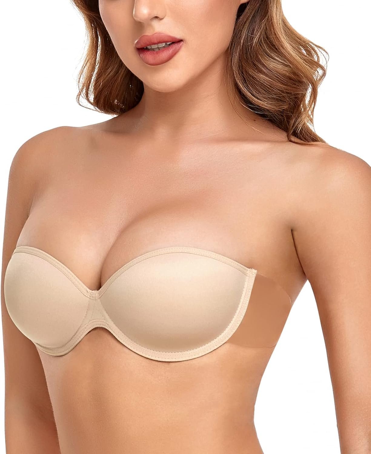 Sticky Strapless Backless Push