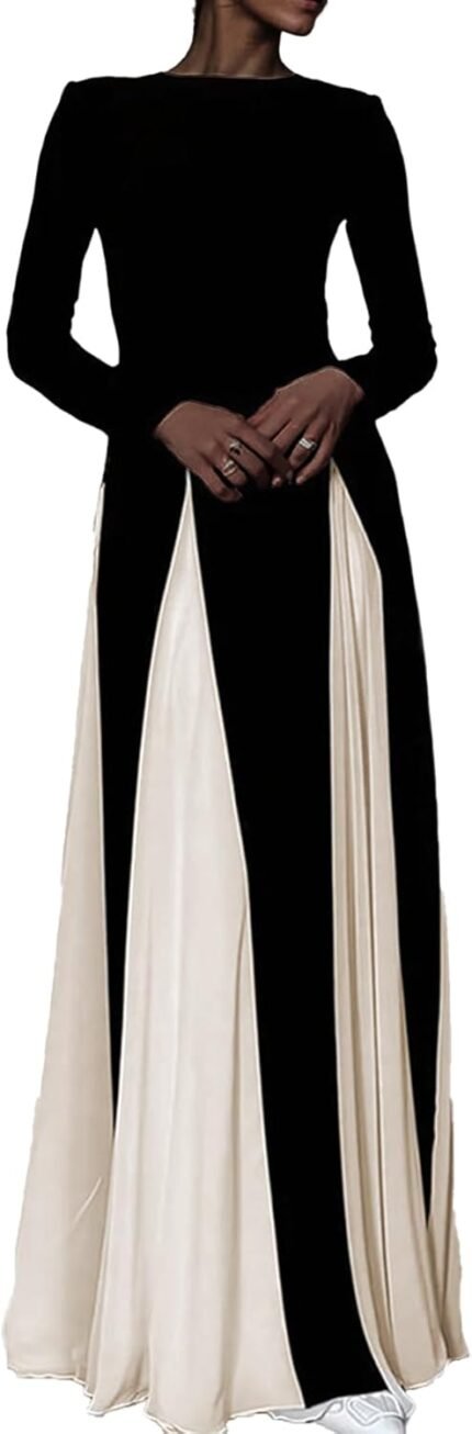 long sleeve evening dresses