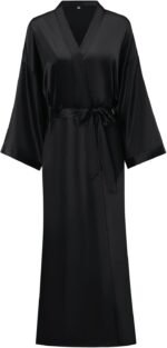 🔹 soft satin robe