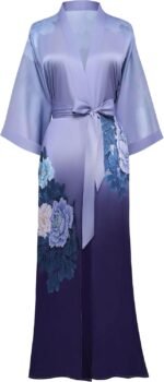🔹 high-end chiffon robe.