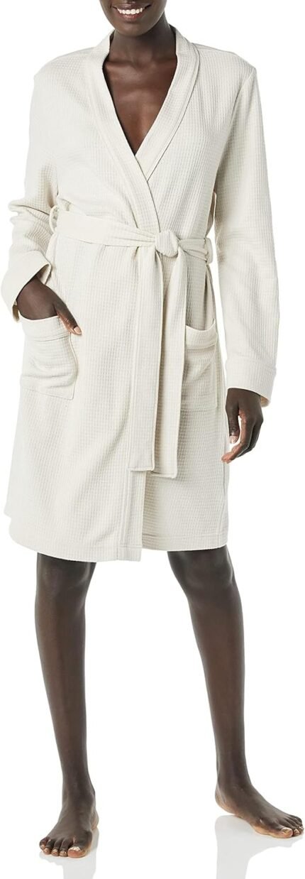 Amazon Necessities Ladies’s Light-weight Waffle Mid-Size Gown (Obtainable in Plus Dimension) Amazon Necessities Ladies’s Light-weight Waffle Mid-Size Gown (Obtainable in Plus Dimension)