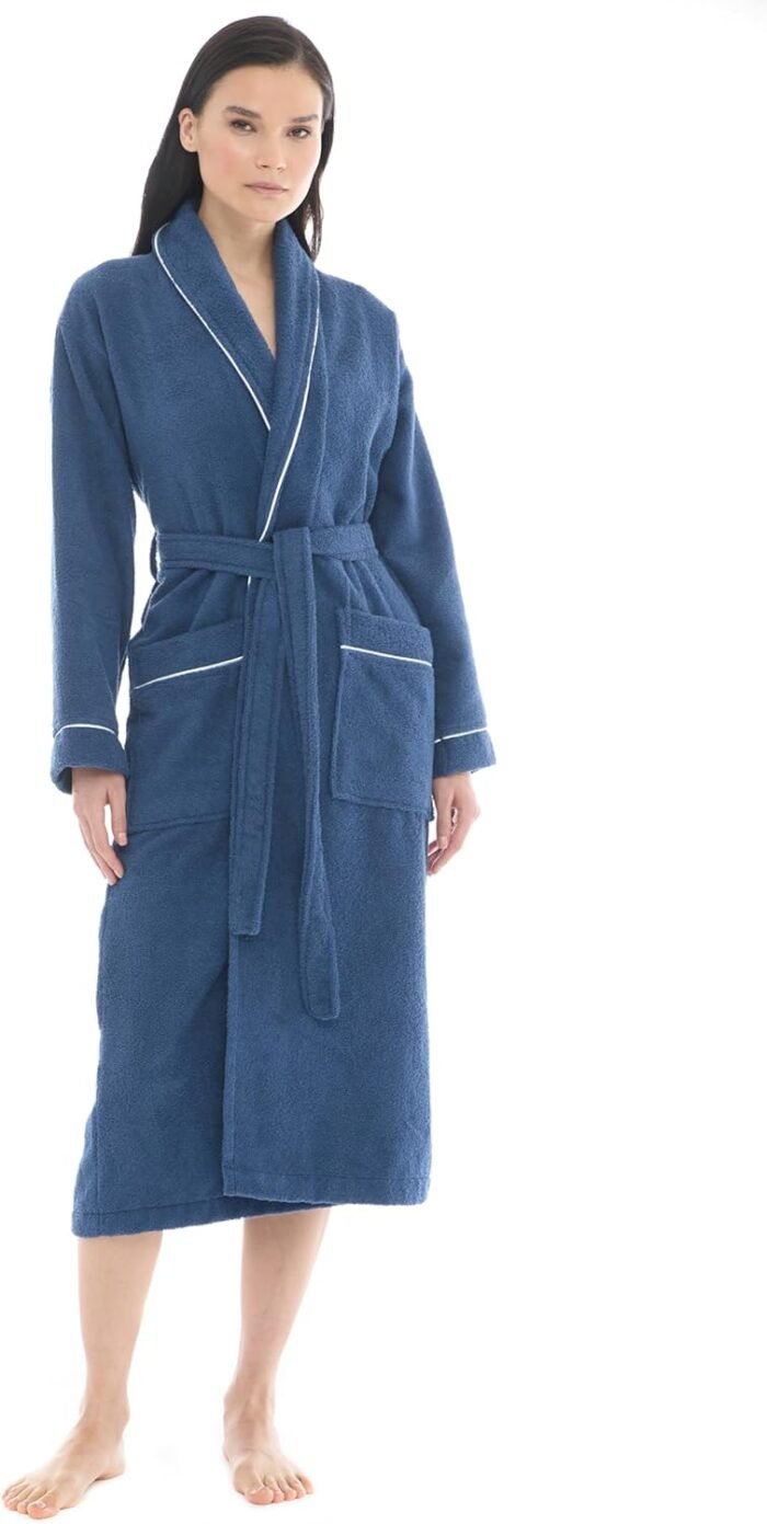 Luxurious Womens Gown, 100% Turkish Cotton, Luxurious Gown for Girls, Terry Fabric Lengthy Spa Bathrobe
