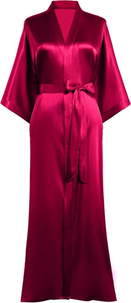 🔹 high-end chiffon robe.