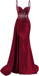 red evening dresses