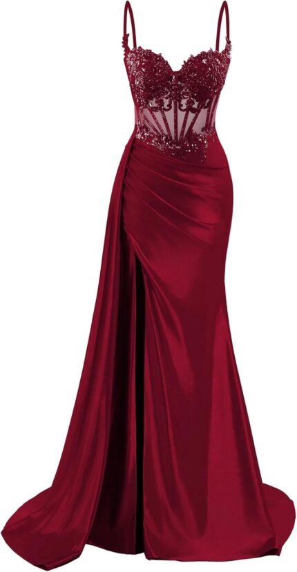 red evening dresses