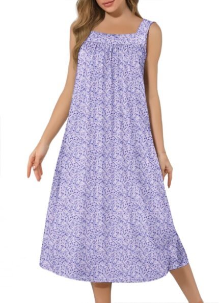 Ekouaer Lengthy Sleeveless Nightgowns for Girls Girls Evening Robe Embroidery Sleepdress Tank Nightdress Victorian Sleepshirt Ekouaer Lengthy Sleeveless Nightgowns for Girls Girls Evening Robe Embroidery Sleepdress Tank Nightdress Victorian Sleepshirt