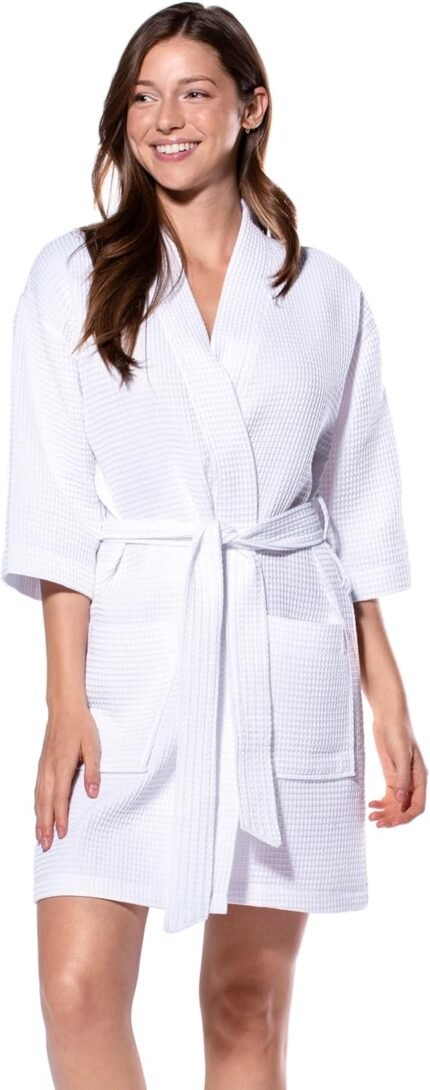 Turquaz Light-weight Quick Robes For Girls Waffle Kimono Bathrobe – Mushy, Quick-Drying, Lengthy-Lasting Cotton Mix Turquaz Light-weight Quick Robes For Girls Waffle Kimono Bathrobe – Mushy, Quick-Drying, Lengthy-Lasting Cotton Mix