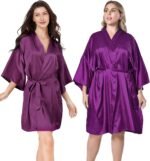 🔹 high-end chiffon robe.