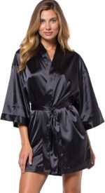 🔹 high-end chiffon robe.