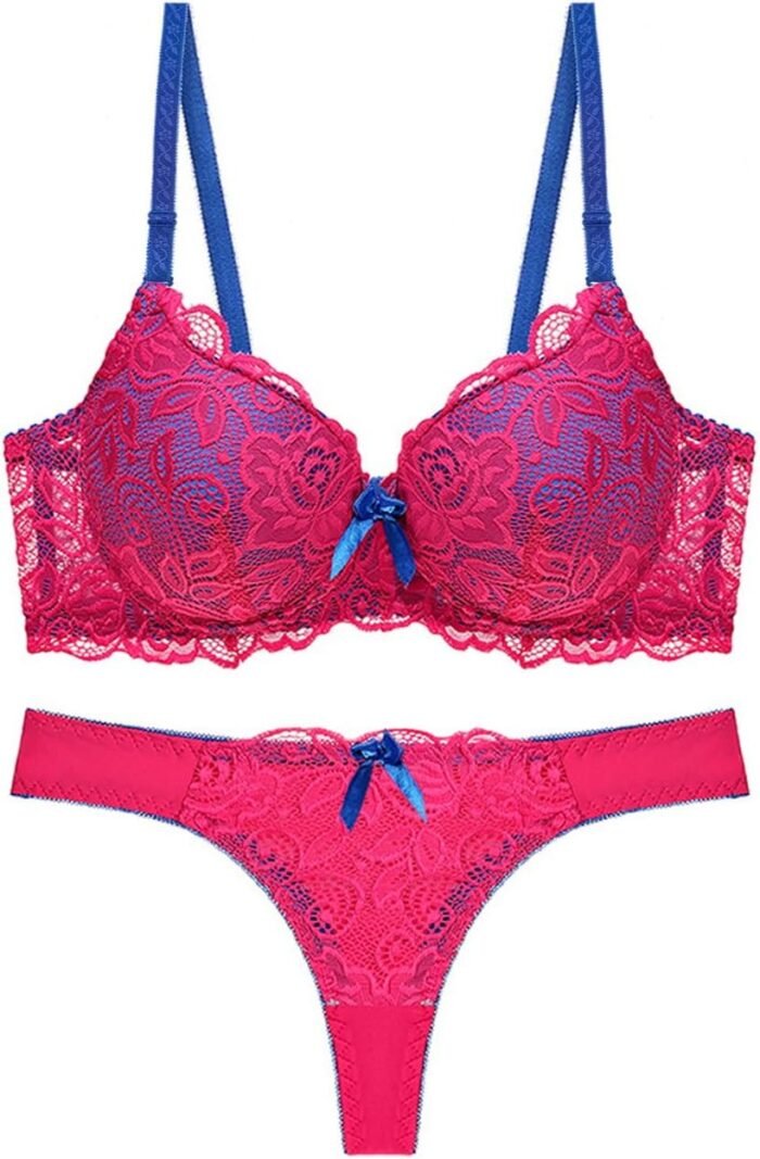 Girls’s Unique Lingerie Units Underwire Push Up Bra and Panty Set Horny Two Piece Lingerie Set Underwear