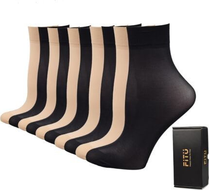 Girls’s 10-24 Pairs (in Reward Field) Ankle Excessive Sheer Nylon Socks Mushy Tight Hosiery with Strengthened Toe Girls’s 10-24 Pairs (in Reward Field) Ankle Excessive Sheer Nylon Socks Mushy Tight Hosiery with Strengthened Toe