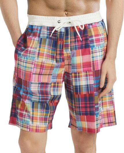Males’s Swim Trunks Fast Dry Bo…