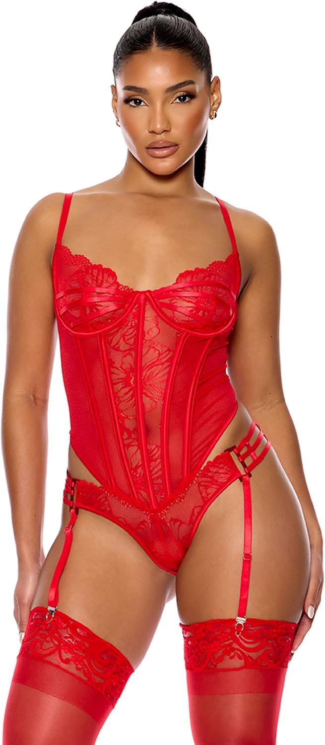 Thirst Strap Strappy Lace Teddy Womens Thirst Strap Strappy Lace TeddyThirst Strap Strappy Lace Teddy