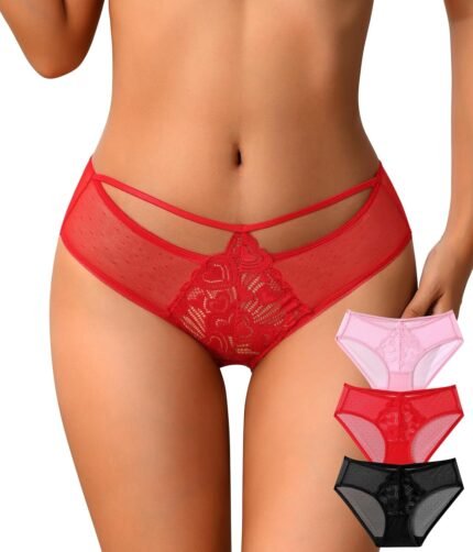 OLIKEME Horny Lace Cheeky Below…