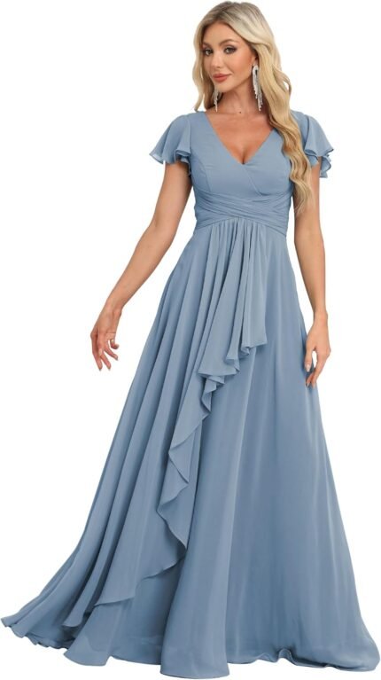 Bridesmaid Dresses Chiffon Wed…