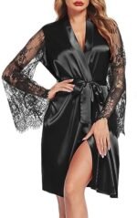 🔹 elegant silk robe