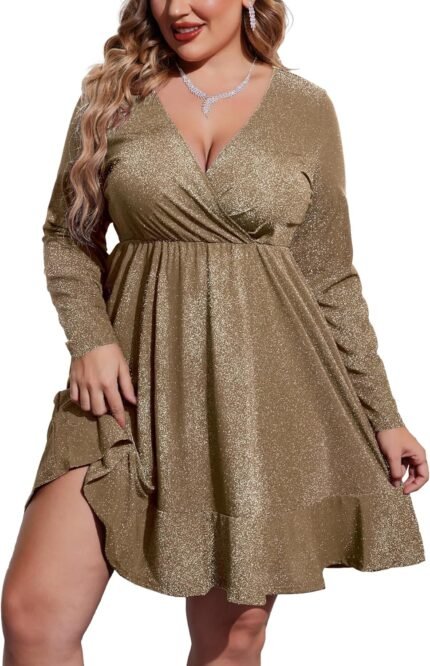 IN’VOLAND Plus Dimension Womens Gli…