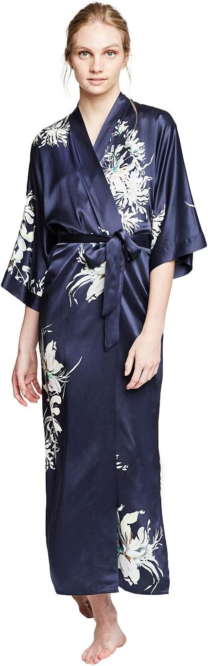 🔹 high-end chiffon robe.