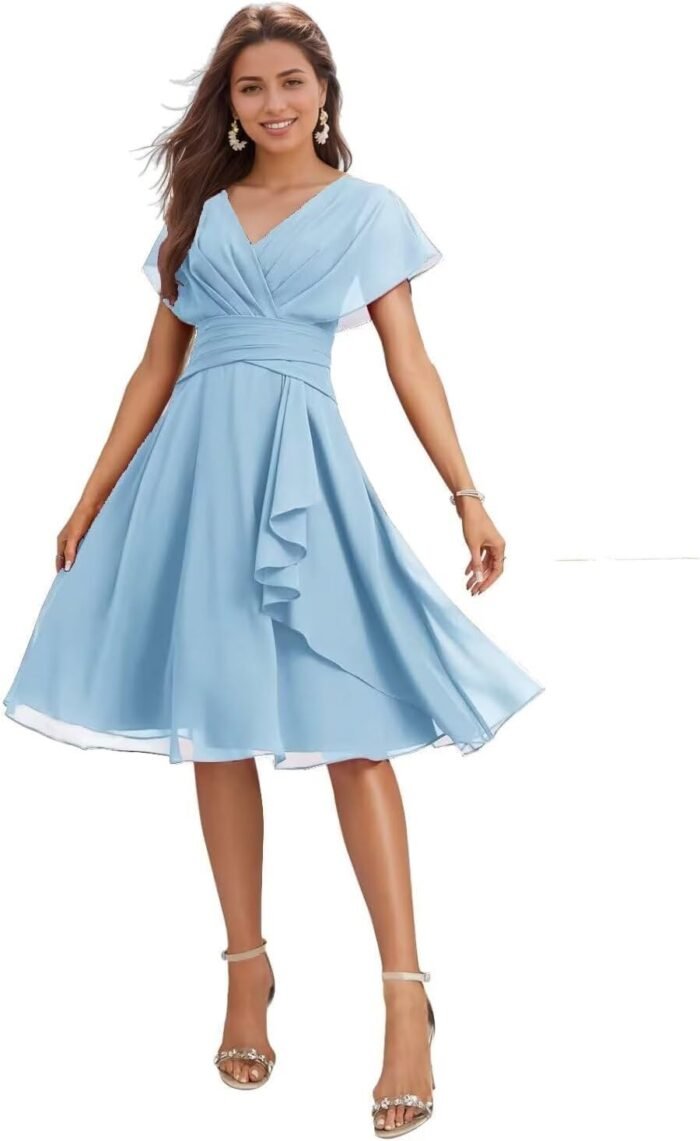 Knee Size Bridesmaid Attire…