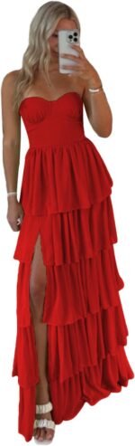 chiffon evening dresses