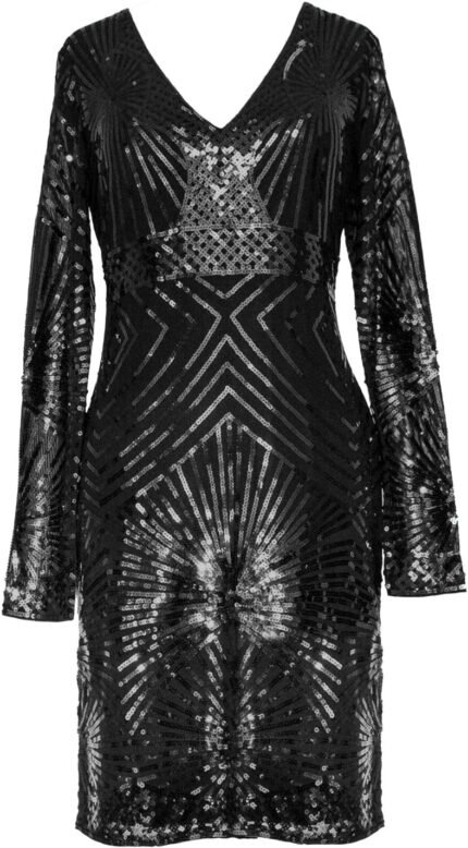 long sleeve evening dresses