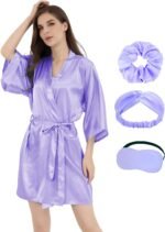 🔹 high-end chiffon robe.