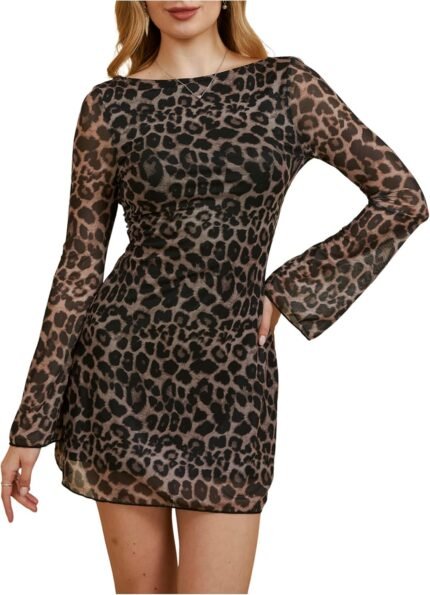 MakeMeChic Girls’s Leopard Pri… MakeMeChic Girls’s Leopard Pri…