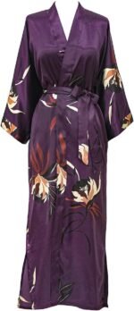🔹 high-end chiffon robe.