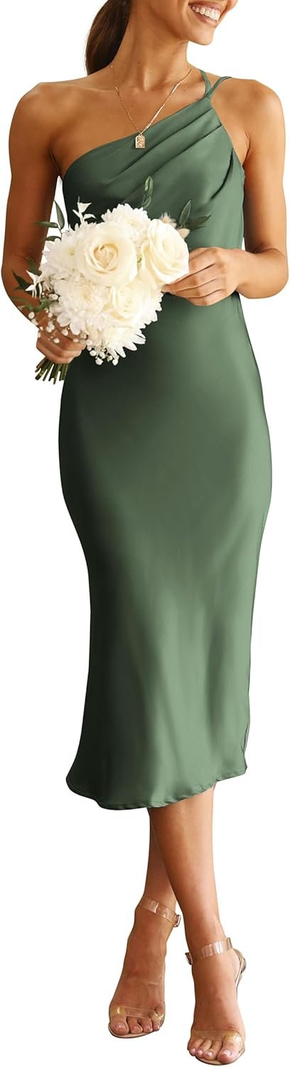 PRETTYGARDEN Women’s Midi Sati…
