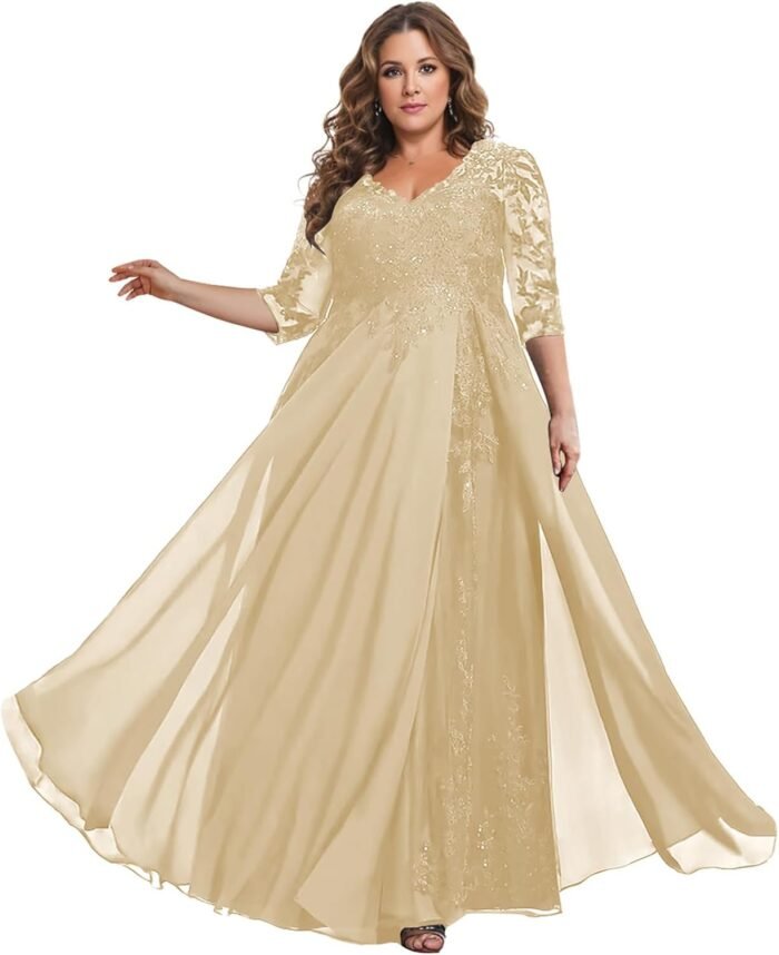 Plus Measurement Mom of The Bride …