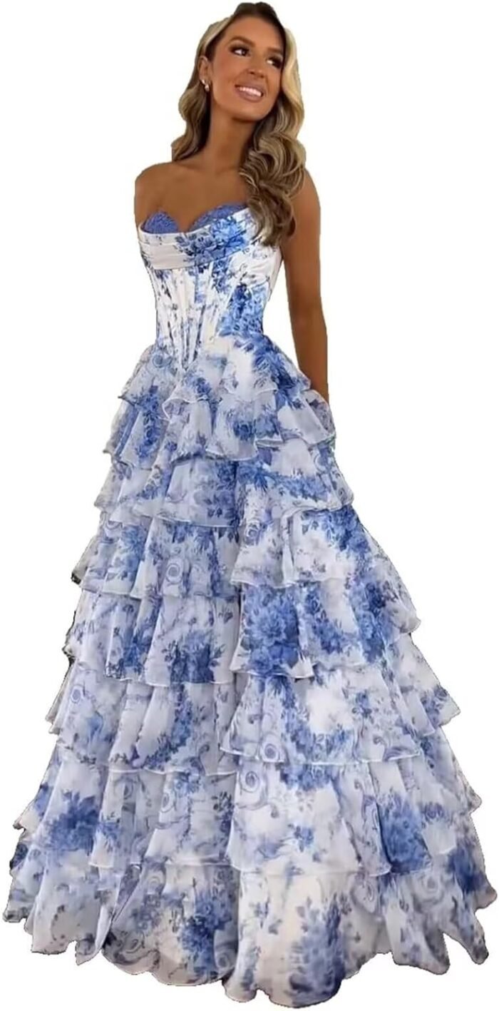 Ruffle Promenade Costume Corset Tiere…