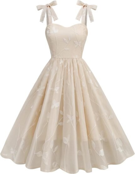 Silk Embroidered Dress for Wom…