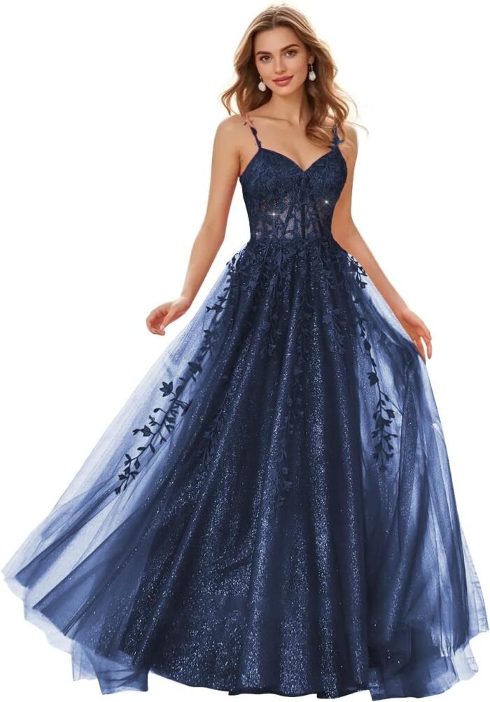 Sparkly Tulle Promenade Clothes 202…