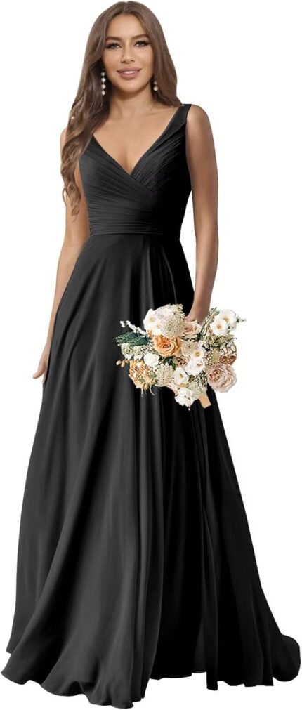 Sukleet Chiffon Bridesmaid Dre…