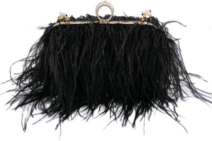 Ladies Fluffy Ostrich Feather E…